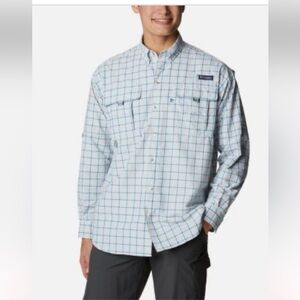 Columbia Men S PFG Super Bahama Long Sleeve Shirt- Sz XXl New